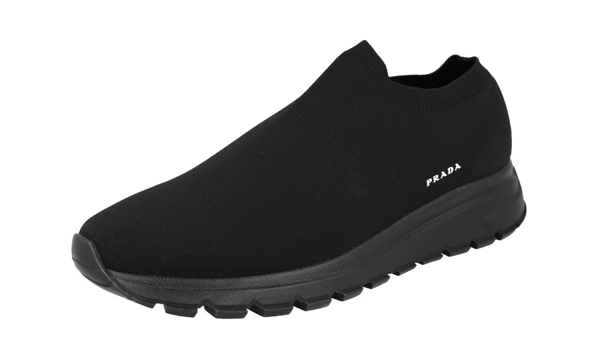 Prada black sock shoes Clearance