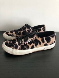 superga leopard velvet sneakers