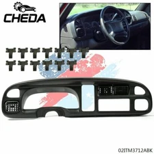 Pickup Dashboard Bezel w/ Vents Fit For 1998-2002 Dodge Ram 1500 2500 3500