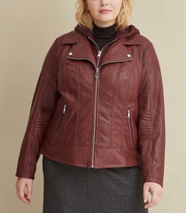 GUESS Plus Size Cable Knit Faux-Leather Jacket 100% Original New 2020 | eBay