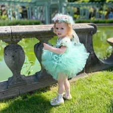 HUGE SALE New York Couture BABY Girl Ethereal Pastel Tutu Party Dress