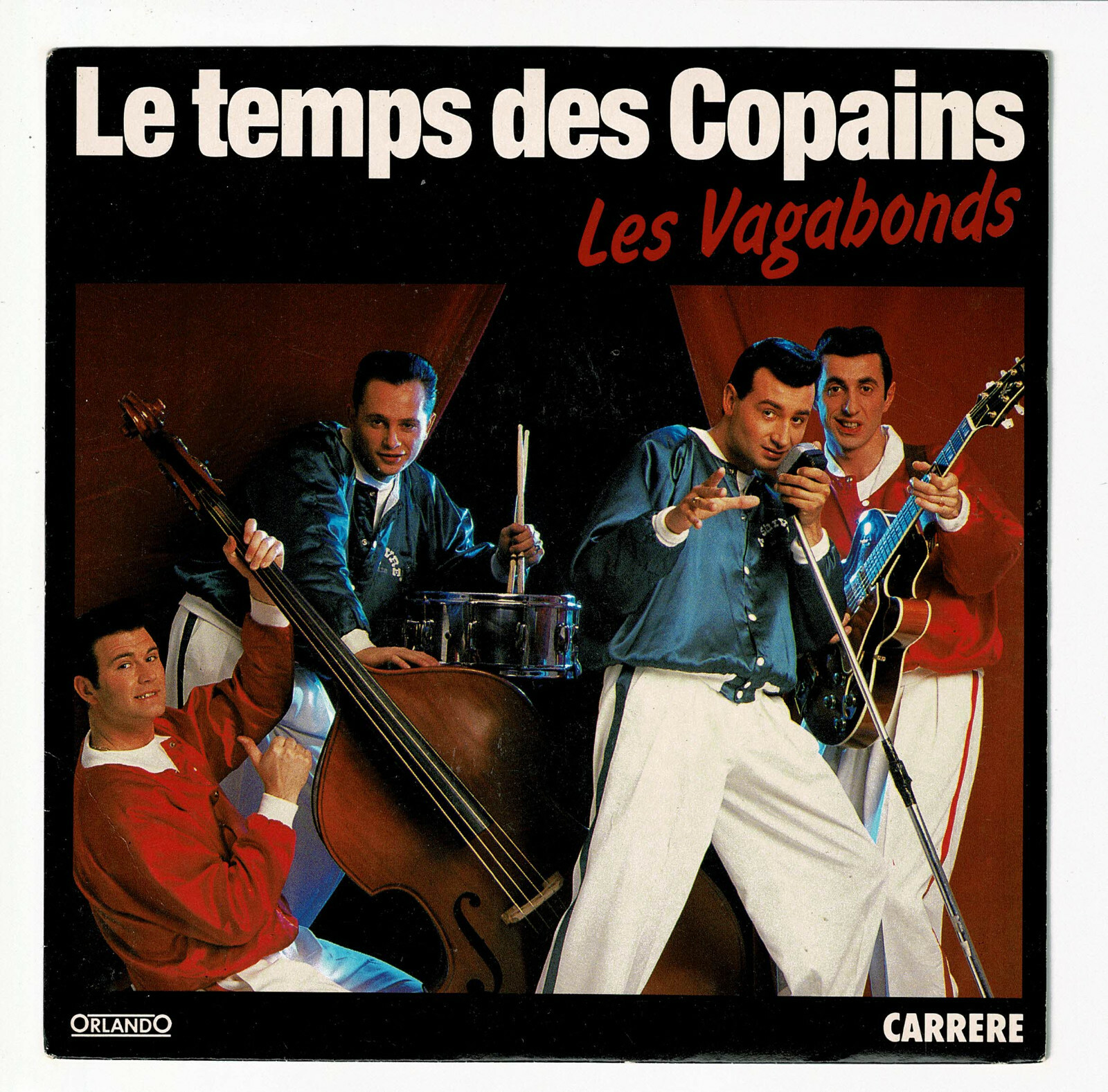 The Vagabonds Vinyl 45 RPM 7 "" le Temps Friends - PT Baby Rocker -carrere 14955