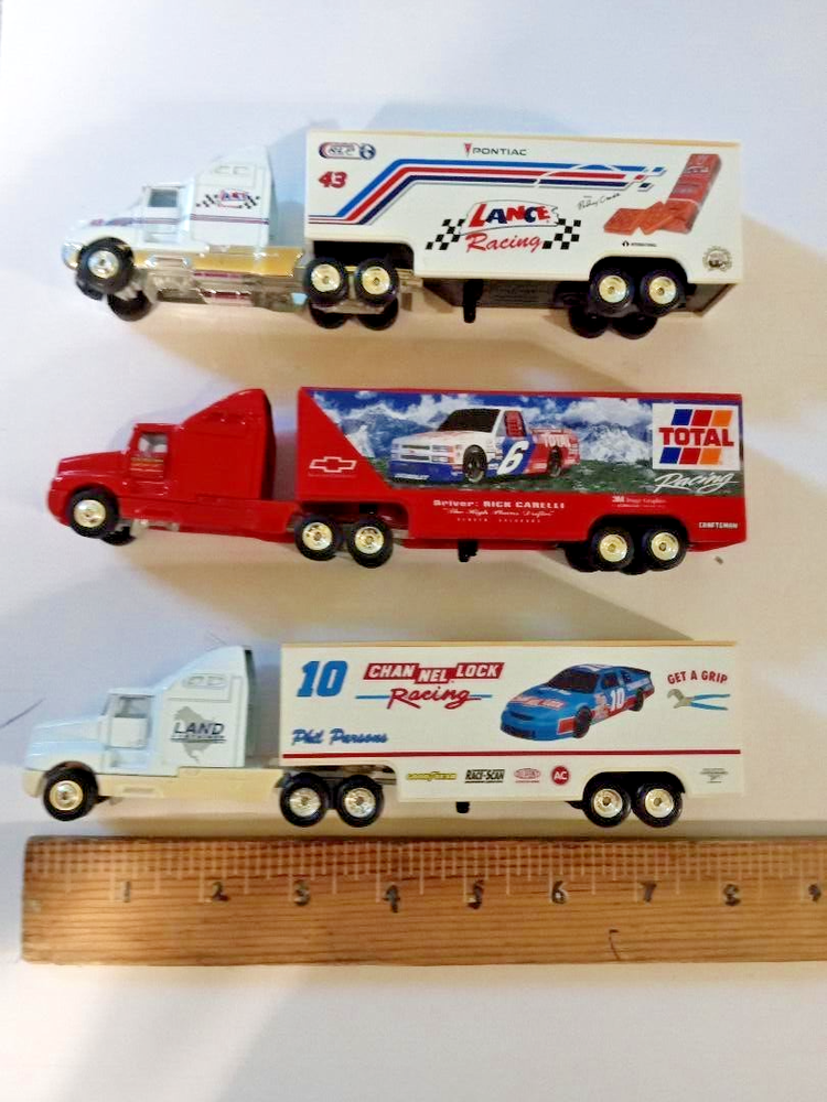 Race Car Transport Haulers 3-Piece Set for Toy Vehicles