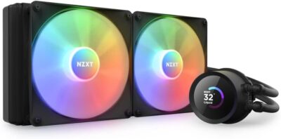NZXT Kraken 280 RGB - 280mm AIO CPU Liquid Cooler - Customizable 1.54'''' Square L