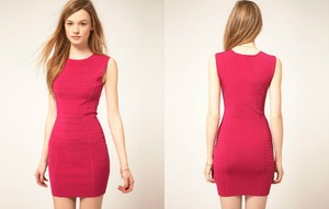 ted baker pink bodycon dress