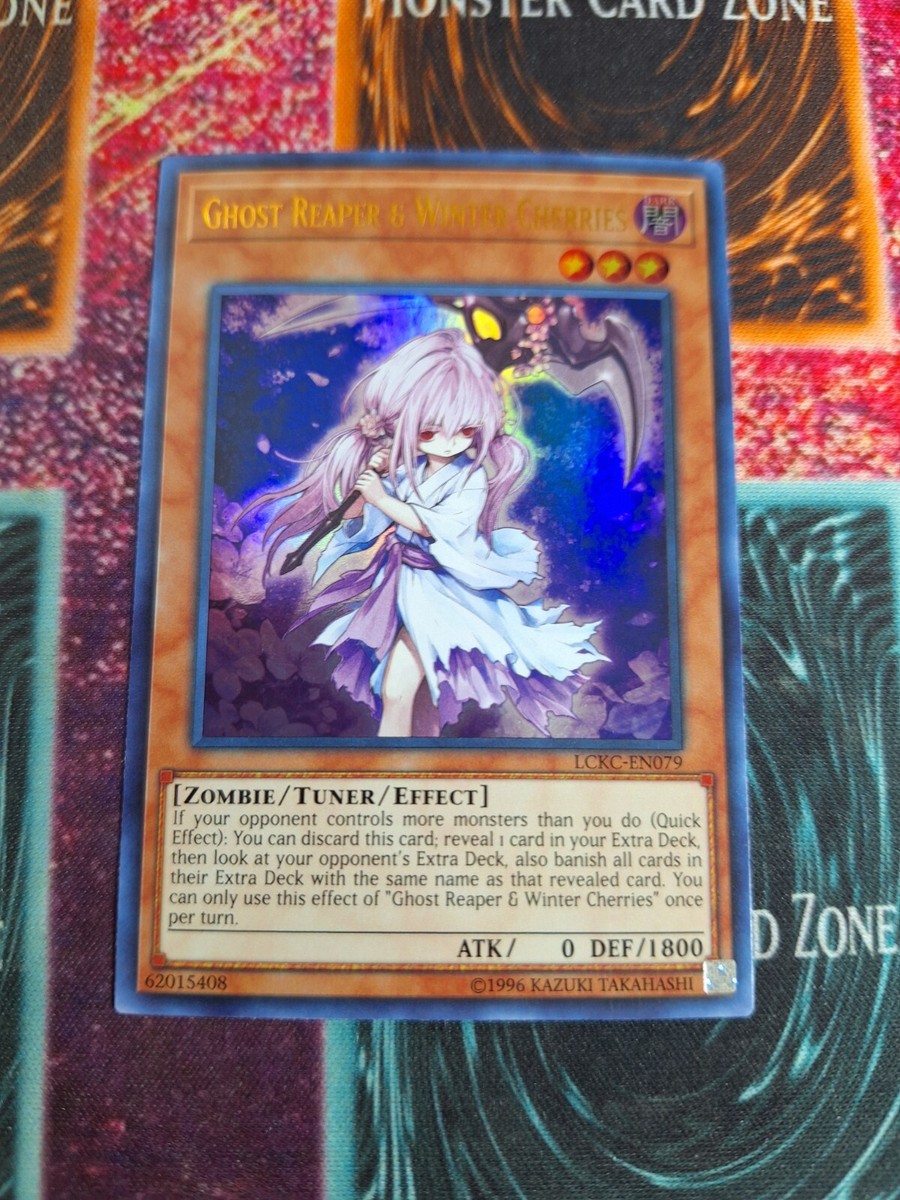 Yu-Gi-Oh! Ghost Reaper & Winter Cherries LCKC-EN079 Ultra Rare Unlimited NM 