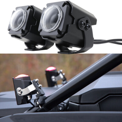 ATV UTV Laser RGB LED Whip Lights Antenna Remote For Can-Am Commander Electric