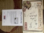 San Francisco 49ers Team Jerry Rice Terrell Owens AUTO SIGNED Autograph PSA/DNA