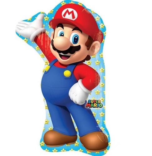 Super Mario Brothers Party Supplies Mario And Luigi SuperShape Balloon Pack - Picture 4 of 5