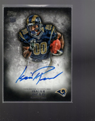 B3986- 2012 Topps Inception #126 Isaiah Pead RC Auto - NM-MT Rams
