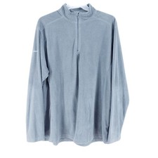 Columbia Fleece Half Zip Pullover Women's Sz 1X Gray
