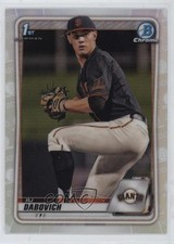 2020 Bowman Draft Chrome Refractor RJ Dabovich #BD-148 1em1