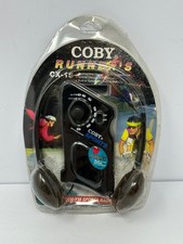 NEW  Vintage 1995 COBY CX-15 Runners Edition AM/FM Sports Radio W/Headphones Y9