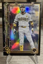 Luis Arraez 2025 Topps Holiday #HC151 Chrome Black Refractors #1/10 Padres