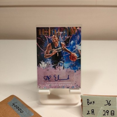 Anthony Edwards 2021 Panini Court Kings Autograph Card 30/75 Minnesota Timberwo