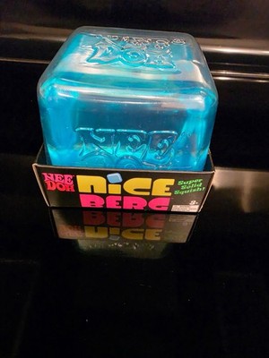 NeeDoh Nice Berg Blue XL Giant Nee Doh Niceberg Squishy Cube Ice TikTok Viral