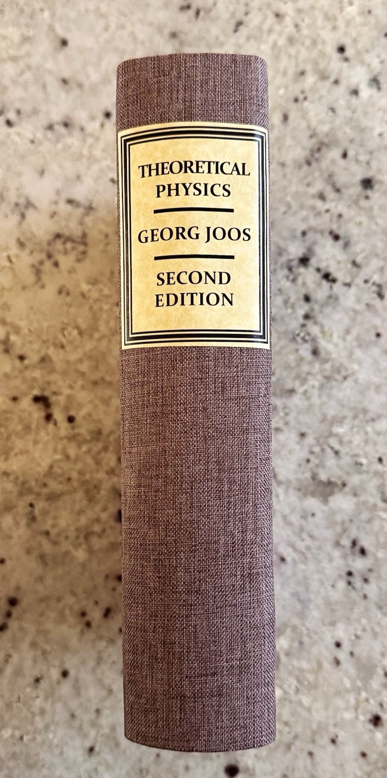 Theoretical Physics 2nd Edition 1950 Joos, Cloth Rebind  HCVG