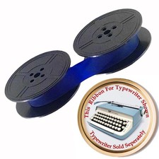 BLUE Ink Typewriter Ribbon for a Smith Corona Galaxie Auto Reverse Eyelets