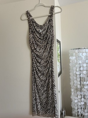 Diane von Furstenberg Womens Silk Dress Abstract Print Size 6