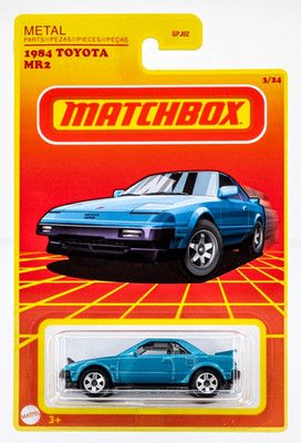2022 Matchbox Target Retro #3 1984 Toyota MR2 BLUE | LIGHTS UP | RHD | FSC