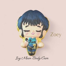 Zoey K-Pop Sensitive Skin Formulated Bath Bomb Handpainted Fruity Scent