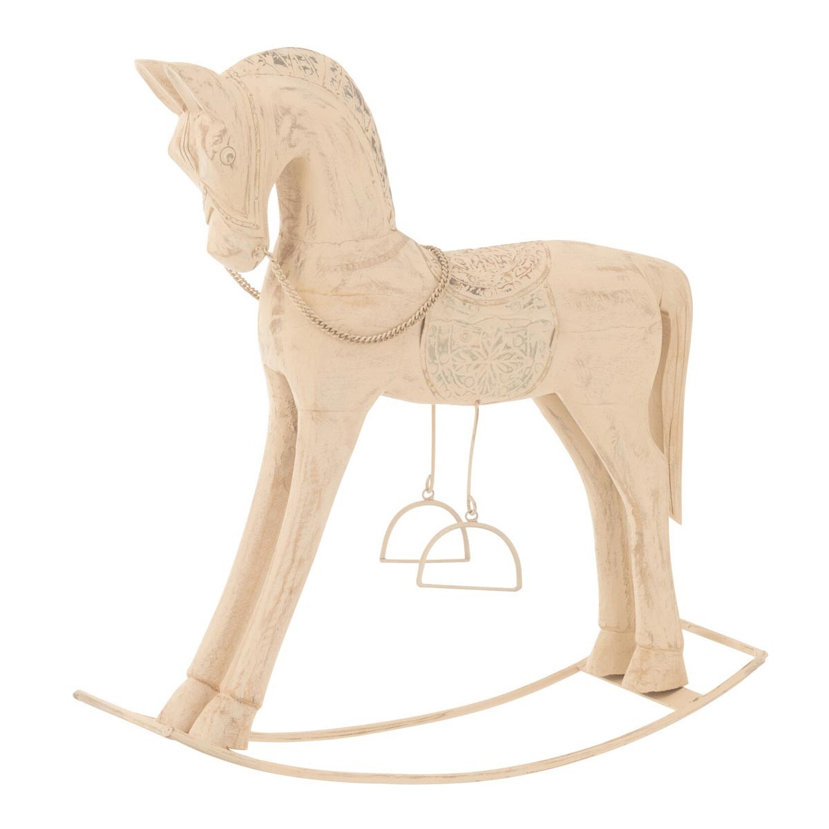 Cheval à bascule en bois Wiley 53cm pour animer la salle de jeux