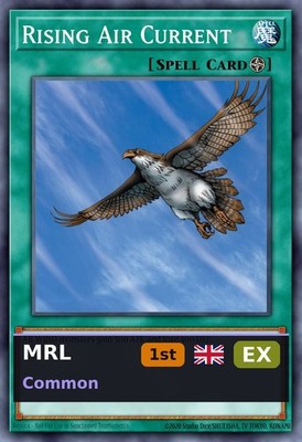 Rising Air Current (V.1 - Common) MRL-099 1st Edition EX EN Yu-Gi-Oh