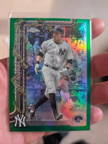 Ben Rice 2025 Topps Chrome Ben Rice #89 Refractor