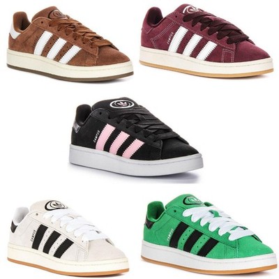 Adidas Originals Campus 00s Wildleder Leder Damen Sneaker schwarz pink UK 3 - 9