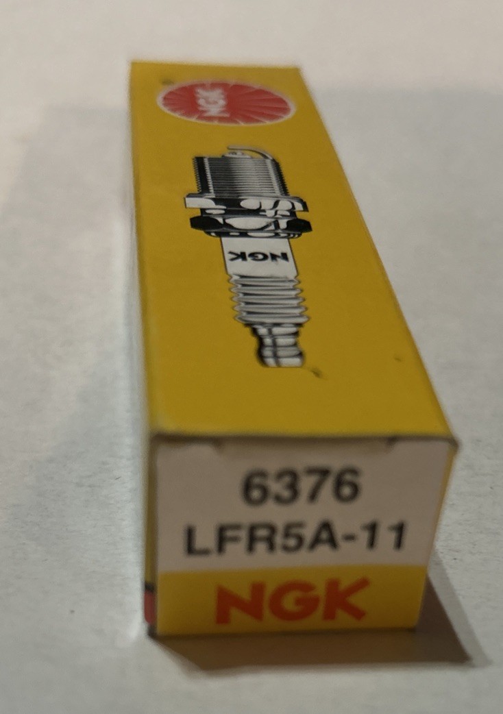 NGK Spark Plug #6376 New Old Stock # LFR5A-11  Free Shipping -One Single Plug