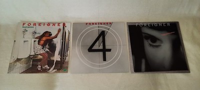 3 LP FOREIGNER Head Games & 4 & Inside Information --- orig. D
