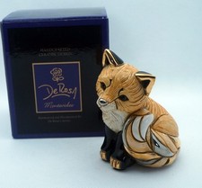 New De Rosa Rinconada Figurine Cute Baby Red Fox Animal DeRosa