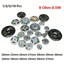20mm-57mm Dia 8 Ohm 0.5W Iron Shell Inner Magnetic Ultra-thin Small Horn Speaker
