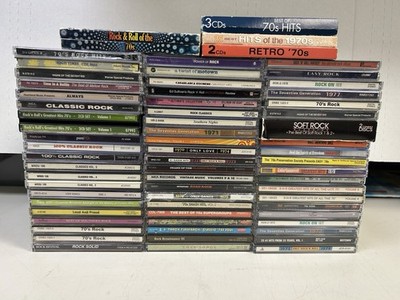 1970 s Compilation CD lot of 66! Southern Rock Skynyrd Seger Allman Brothers+