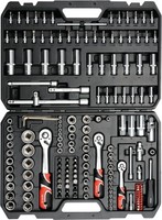 Yato Werkzeugkoffer 173-Tlg. SteckschlüSsel Satz 1/4 3/8 1/2 Zoll (YT-38931)