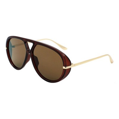 Oversized Pilot Sunglasses Unisex Round Racer Celebrity Fashion UV400