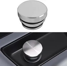 Cigarette Lighter Plug Cover, Aluminum Cigarette Lighter Socket Color: Sliver