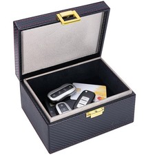 Faraday Box, Car Key Fob Protector, Carbon Fiber Faraday Cage Signal Blocker ...