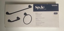 New Style Selections 3-Piece Oil-Rubbed Bronze Finish Bathroom Hardware Set