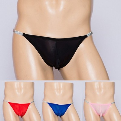 Elegant Men's Brief with Lace and Curve Pouch for Everyday Comfort