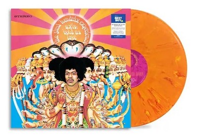 Jimi Hendrix Axis Bold As  Love   Best Buy ORANGE YELLOW  SPLATTER SEALED ltd.ed