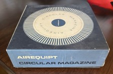 Vintage Airequipt Circular Slide Magazine Carousel Holds 100 Slides