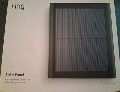Ring 4W 2nd Generation Solar Panel for Select Ring Security Cameras - Black