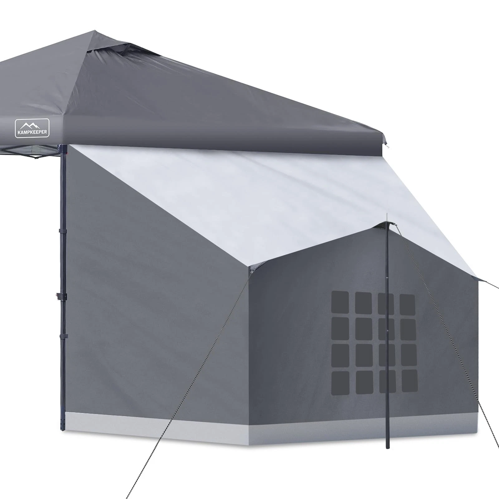 Side Tent,Camping Tent for 10' x 10' Pop Up Canopy, Easy Set Up Gazebo,Compat...