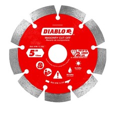 DIABLO DMADS0500 5" Diamond Segmented Masonry Cut-Off Blade