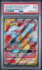 Pokémon Reshiram & Charizard GX (Full Art) 194/214 Sm-Unbroken Bonds Holo PSA 9