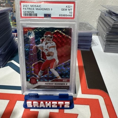 2021 Panini Mosaic - Variations AFC Patrick Mahomes II #221 Genesis Mosaic Prizm