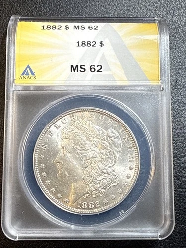 1882 Morgan Dollar MS62 Nice Coin See Pics 7917