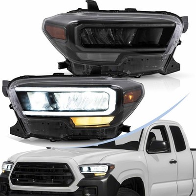 VLAND Scheinwerfer Für 2015-2023 Toyota Tacoma Frontleuchten W/LED DRL Paar
