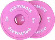 Change Weight Plates 1.25LB 2.5LB 5LB Set Fractional Olympic Bumper Plates for C